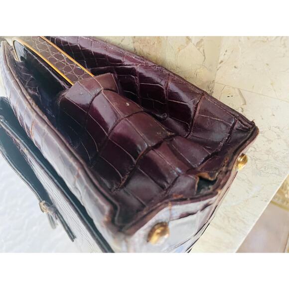 LICILLE THE PARIS crock embossed leather in poor condition - Picture 8 of 10